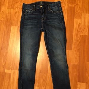 7 for all mankind the mid rise skinny size 26